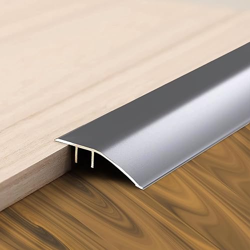 LIYI929GP Übergangsprofil Laminat Mit Kleber, Abdeckleisten Für Fußböden, Teppich Schwellenübergang Höhe 7-15mm, Schwarz Weiß Gold Bodenübergangsstreifen Übergang Leiste von LIYI929GP