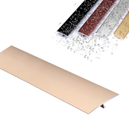 Wasserdicht Übergangsprofil Ausgleichsprofil, Boden/Tür T-Profil Bodenleiste, Schwarz Weiß Gold Aluminium Bodenübergangsstreifen Boden Abdeckleiste Ausgleichsprofil Für Fliesen Laminat/Parkett Wasserdicht Übergangsprofil Ausgleichsprofil, Boden/Tür T-Profil Bodenleiste, Schwarz Weiß Gold Aluminium Bodenübergangsstreifen Boden Abdeckleiste Ausgleichsprofil Für Fliesen Laminat/Parkett von LIYI929GP