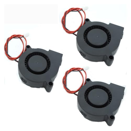LIYIANWAN tianwandong 3 Teile/los original DC 5V 12V 24V 50MM 5015 DIY hohe Air Outlet Volumen Turbo gebläse lüfter Projektor Zubehör(5015 5V 3pcs) von LIYIANWAN
