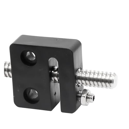 tianwandong 1 Stück T-Typ Anti-Backlash T8 Schraube 8mm Mutter Block Pitch 2mm Blei 2mm/4mm/8mm POM Quadrat T8 Mutter 3D Drucker Teile(Pitch 2mm Lead 2mm) von LIYIANWAN