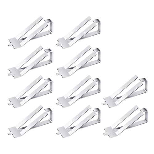 tianwandong 10 Pcs Edelstahl Glas Beheizte Bett Clip Klemmen 3D Drucker Teile Heatbed Clip for Ender3 Bauen Plattform Retainerc von LIYIANWAN