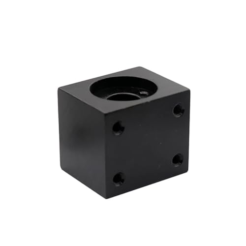 tianwandong 1PC T8 Blei Schraube Mutter Gehäuse Halterung 3D Drucker Teile T8 Trapez Blei Schraube Umwandlung Mutter Sitz Aluminium Block(Black) von LIYIANWAN