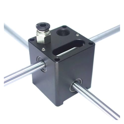 tianwandong 2 Aluminiumlegierung X/Y-Achsen-Kreuzschlitten UM2+-Extruder im Tunnel auf 8-mm-Achsenschlitten for 3D-Drucker Ersatzteile(Silver,with 8x12x35mm) von LIYIANWAN
