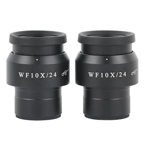 tianwandong 2 STÜCKE WF5X WF10X WF15X WF20X WF30X Weitwinkelokular for Binocular Trinocular Stereomikroskop 30 MM Installationsschnittstelle(WF10X-24MM) von LIYIANWAN