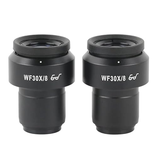 tianwandong 2 STÜCKE WF5X WF10X WF15X WF20X WF30X Weitwinkelokular for Binocular Trinocular Stereomikroskop 30 MM Installationsschnittstelle(WF30X-8MM) von LIYIANWAN