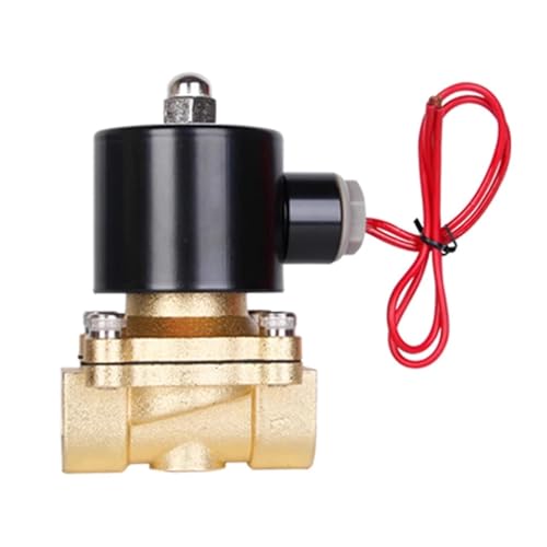 tianwandong 2W Elektrisches Magnetventil 1/4"; 3/8"; 1/2"; 3/4"; 1"; Normalerweise geschlossen Pneumatisch 12V 24V 220V 110V(2W025-08(DN8),DC12V) von LIYIANWAN