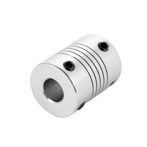 tianwandong 3D-Drucker Flexible Kupplung 5 x 8 x 25 mm 17 Schrittmotor-Encoder-Wellenkupplung, Flexible Kupplung 8 mm x 5 mm 8 x 8 10 x 6,35 mm(5x6x25mm) von LIYIANWAN