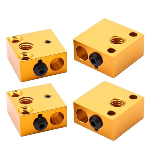 tianwandong 3D-Druckerteile CR-10 Heizblock Extruder HotEnd CR10 3 Aluminium-Druckkopf 20 * 20 * 10 mm(3pcs) von LIYIANWAN