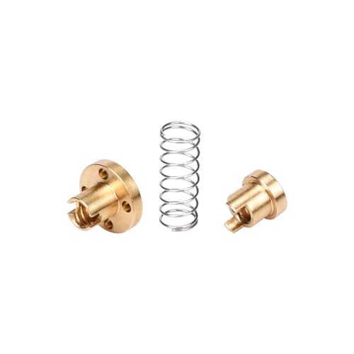 tianwandong 3D-Druckerteile T8 Anti-Backlash-Federmutter Elimination Gap Nut for 8MM/2MM/4MM Gewinde Leitspindelmutter Stange DIY CNC(2PCS,8mm) von LIYIANWAN