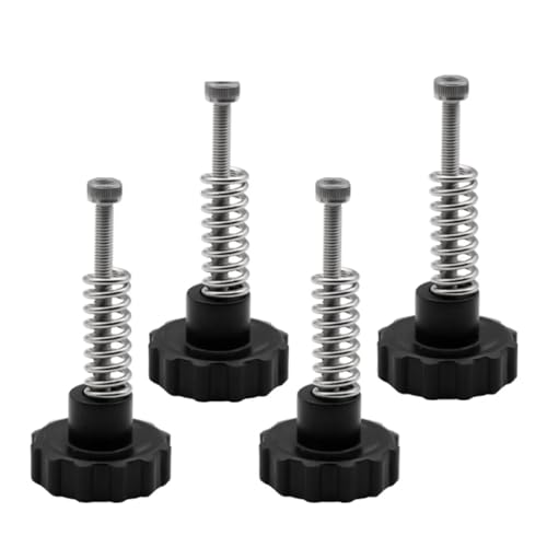 tianwandong 4-20 stücke DIY Nivellierungsmodule 3D-Drucker Heatbed Nivellierungssatz Einstellmutterfedern M3-Schraube 3D-Druckerteile(Silvery Kit) von LIYIANWAN