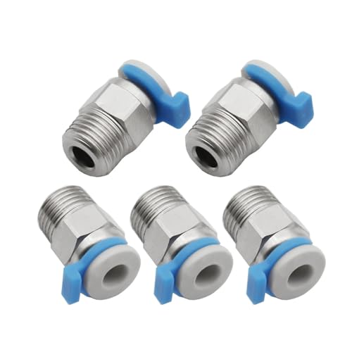tianwandong 5/10/15 stücke 3D Drucker Teile V6 Pneumatische Schnell Anschluss Fitting PC4 01 M10 Rohr Extruder Hotend J-Kopf(5pcs) von LIYIANWAN