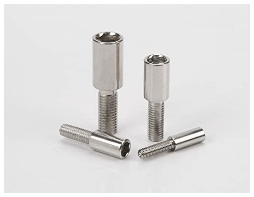 tianwandong M6 M8 M10 M12 Innensechskant Zylinderschraube Verbindungsschraube Langschwänzige verdickte Zylinderschraube Pneumatische Mutter(M6X9X44(5PCS)) von LIYIANWAN