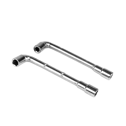 tianwandong Rohrsteckschlüssel L-förmig 6 ​​mm 7 mm perforierter Winkel 7-förmiger sechseckiger Doppelkopf-Gehäuseschlüssel Werkzeuge for MK8/E3D-Düse(7mm(for E3D Nozzle)) von LIYIANWAN