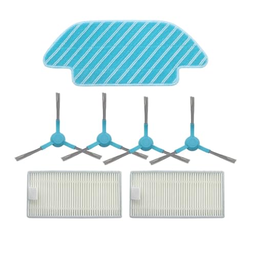 tianwandong Seitenbürstenfilter Stoffmopp Zubehör for Roboterstaubsauger der Serie 4090 4690 4490 5490 Stoffmopp-Einsatzsatz(Army green) von LIYIANWAN