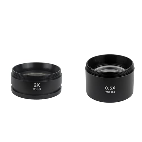 tianwandong WD165 0.3X .5X .7X 1X 1. 2.0X Hilfs Barlow Objektiv Gewinde M48mm for Zoom Stereo Binocular Trinocular Mikroskop(2X 0.7X) von LIYIANWAN