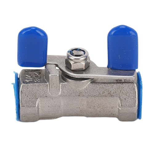 1/4 Zoll Edelstahl NPT -Kugelventil Schmetterling Handle Wege Range für Wasserpumpe Gartenmaschinen ausgeschaltet von LIYJTK