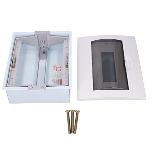 12-Wege-Durchsichtiger Abdeckung Verteiler kasten Leistungs schalter Gehäuse DIN-Schiene Stahl für Heim werkstatt 12-Wege-Durchsichtiger Abdeckung Verteiler kasten Leistungs schalter Gehäuse DIN-Schiene Stahl für Heim werkstatt von LIYJTK