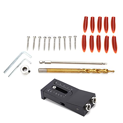 2 Lochbohrhandbuch Locator Holzbearbeitung 15 -Grad -Positionierer -Werkzeuge Kit Home DIY von LIYJTK