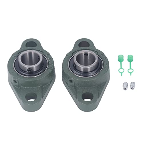 2 Stück Kissen Block Flansch Lager Hochleistungs-Gusseisen Stahl Flansch montiert für Industrie 2 Stück Kissen Block Flansch Lager Hochleistungs-Gusseisen Stahl Flansch montiert für Industrie von LIYJTK