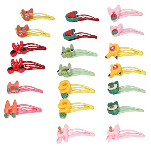 20pcs Haustier Snap Hair Clips Kunststoff niedliche Haarnadel Hunde Katzen Kaninchen Kopfbedeckung im Freien Wanderwettbewerbe von LIYJTK