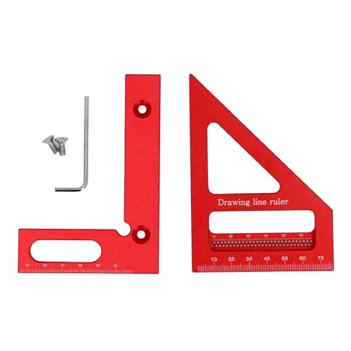 3D -Multi -Winkel -Messung Herrscher hoher Genauigkeit Leichtes Aluminiumlegier für Holzbearbeitungsingenieure von LIYJTK