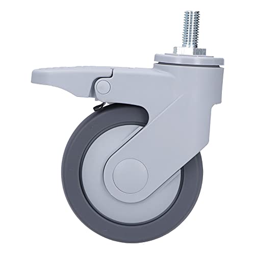 4in Caster M12 Thread Stem Universal Rad Silent Brake Möbel Rollen Zubehör für Büro Krankenhaus Werkbank Stühle 4in Caster M12 Thread Stem Universal Rad Silent Brake Möbel Rollen Zubehör für Büro Krankenhaus Werkbank Stühle von LIYJTK