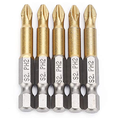 5 Stück PH2 Kreuz kopfs ch rauber Bits Set Anti-Rutsch 1/4 Zoll Hex Shank 50mm für Haushalts geräte Wartung 5 Stück PH2 Kreuz kopfs ch rauber Bits Set Anti-Rutsch 1/4 Zoll Hex Shank 50mm für Haushalts geräte Wartung von LIYJTK
