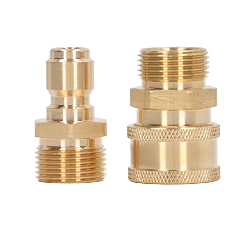 5000psi Hochdruck -Waschmaschinen -Armaturen Waschmaschinenrohradapter weibliche männliche Stecker Dauerhafte Messing Stahl Schnellanschlüsse für breite Anwendung (M22X1.5mm männlicher Gewindestecker 5000psi Hochdruck -Waschmaschinen -Armaturen Waschmaschinenrohradapter weibliche männliche Stecker Dauerhafte Messing Stahl Schnellanschlüsse für breite Anwendung (M22X1.5mm männlicher Gewindestecker von LIYJTK