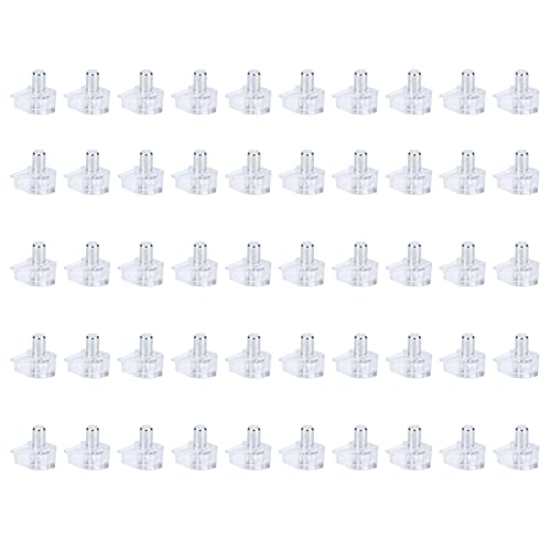 50pcs Clear Regal Support PEGS Regalhalter Pins Halterung Schrank Clips Halter Möbel Hardware 50pcs Clear Regal Support PEGS Regalhalter Pins Halterung Schrank Clips Halter Möbel Hardware von LIYJTK