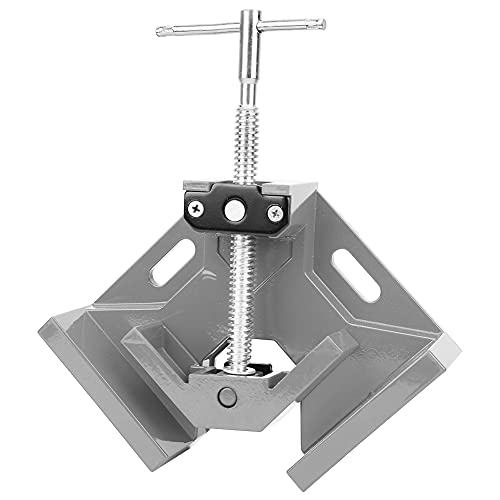 90 -Grad -Ecke Rechtswinkel Klemme T -Handle Vice Grip Holzbearbeitung Schnellleuchte Rotblau Silber Orange Aluminiumlegierung (Silber) von LIYJTK