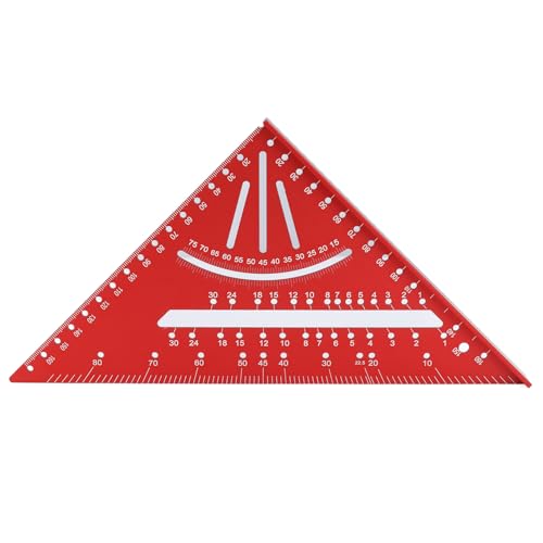 ALUMINIUM TRIANGLE RULER GENAUER RICHTIGES WINKEL FÜR HOLZ (Verrotten) von LIYJTK