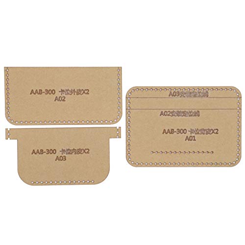 Acrylvorlage DIY Leder Muster Brieftasche Formwerkzeuge Zubehör Kartenbeutel Handwerk von LIYJTK
