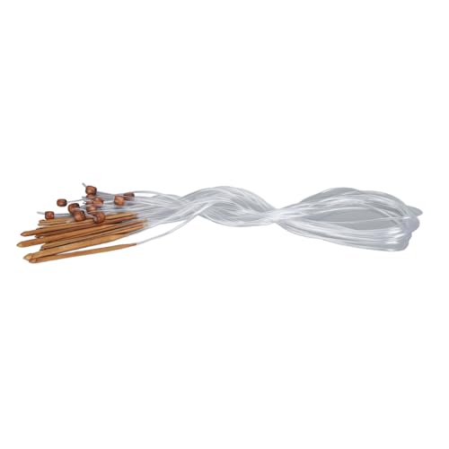 Afghanischer Teppich Häkelhakenhandwerk Bambus Tunesian Häkchen Hooks Handschuhe Socken Set ideal für alle Fähigkeiten Home Crafting von LIYJTK