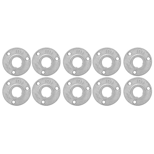 Aluminiumlegierung 3 Löcher Flanschbasis -Rohrverstärkungsbasis für Dekoration 10pcs von LIYJTK