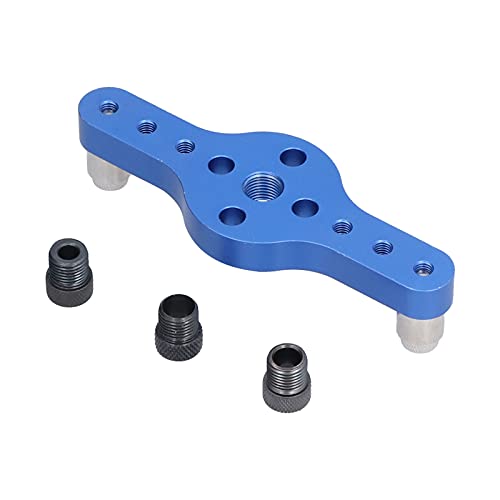 Aluminiumlegierung anodiertes Aussehen Selbstzentrum Dübel Jig -Kit für Holzbearbeitung DIY von LIYJTK