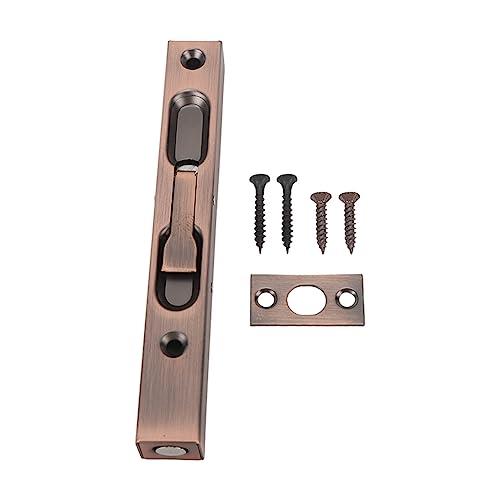 Aluminiumlegierung versteckter Röhrchen Easy Operation Slide Security Latch Dicker für die Sicherheit der Türstor (Roségold) von LIYJTK