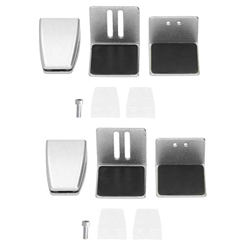 Aluminiumlegierungsverstellbare Clips Desktop Dividing Schalldämpfer Fixklemme Home Office Screenglas Glas von LIYJTK