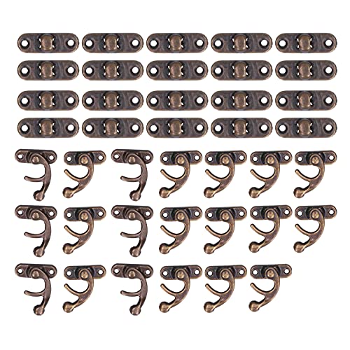 Antique Aluminiumlegierung Haken Hasp -Schloss für Schmuckschachtel Gepäck -Hardware von LIYJTK