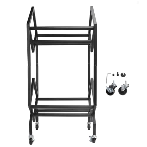 Aufnahme von Lager Rack Alben Storage Rack Regal Music Records Display Shelf Organizer Starker Kohlenstoffstahl großer Kapazität Effizienter Speicher Lebenszimmer (2 Tier) von LIYJTK