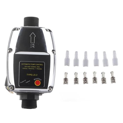 Automatischer Pumpenregler, G1-Gewinde, IP65-Schutz, Leckageerkennung, Wasserpumpe, elektronischer Druckschalter, 110–230 V, für Gartenpumpe, selbstansaugende Pumpe Automatischer Pumpenregler, G1-Gewinde, IP65-Schutz, Leckageerkennung, Wasserpumpe, elektronischer Druckschalter, 110–230 V, für Gartenpumpe, selbstansaugende Pumpe von LIYJTK