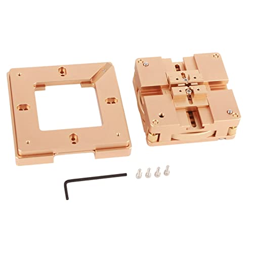BGA Reballing Station Auto Lötung Magnet Schablone Rework Kit Goldfarbe Aluminiumlegierung für CPU und Mobiltelefonhandbuch Schweißen von LIYJTK