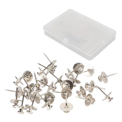 Bild hängende Nägel Zinklegierung dekorative doppelte Köpfe Pins Pins Haken Thumbtacks für Wandbehänge von LIYJTK