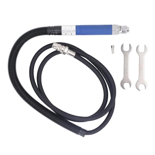 Bleistiftstempelluftwerkzeug einstellbar 1/4in Pneumatic Gravur Pen 70000 U/min Mikrokit für Formrensrillen R -Winkel von LIYJTK