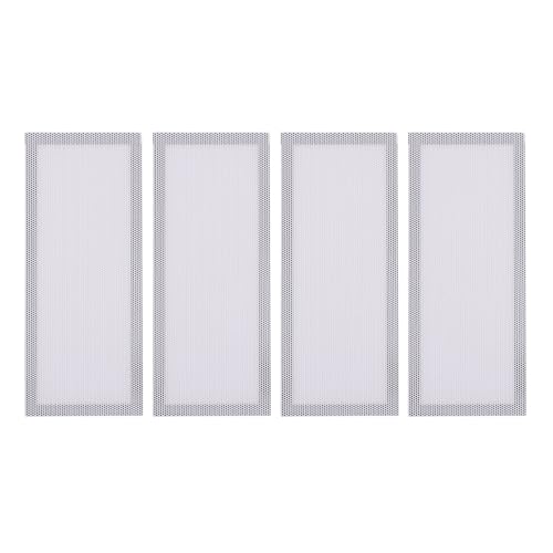 Bodenlüftungsnetzabdeckung magnetisch staubdestellter Bildschirm PVC Home Wall Decke 4pcs (Weiß) von LIYJTK