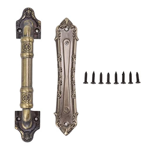 Bronze Vintage Style Electroplated Gate Griff Schiebetürgriff für Schrank Schrank Schublade Türgarderobe von LIYJTK
