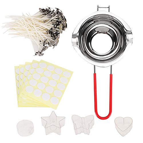 Candle Make -Kit Komplett DIY Handgefertigte Wachshandwerkswerkzeug mit Dochtbox zum Handwerk und Geben von LIYJTK