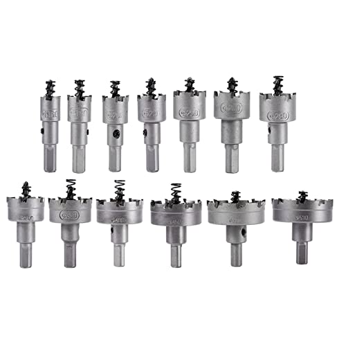Carbid -Spitze TCT -Bohrer -Loch -Säge aus Edelstahl für Metallbohrungen 13pcs von LIYJTK