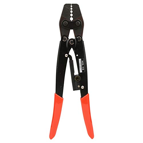 Carbon Stahl Crimper Ratchet Terminal Crimper Tange für AWG10-6 Red Griff tragbares Crimp-Werkzeug Carbon Stahl Crimper Ratchet Terminal Crimper Tange für AWG10-6 Red Griff tragbares Crimp-Werkzeug von LIYJTK