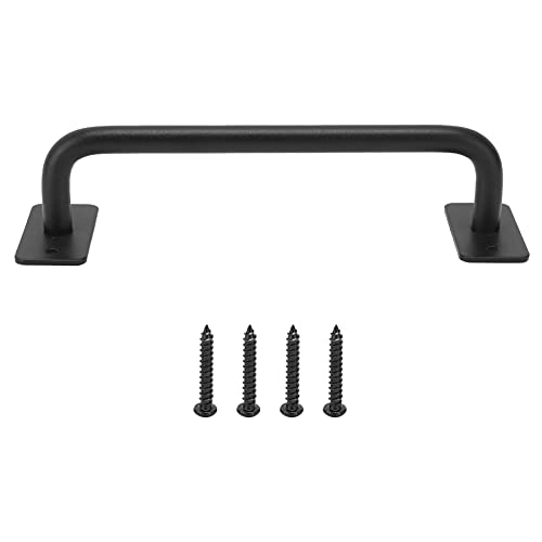 Carbon Stahl Türgriff Scheunentür Pull Tor Schuppen Garagenschrank Gleitsthinstür Schwarz Twill Design Eleganter Stil von LIYJTK