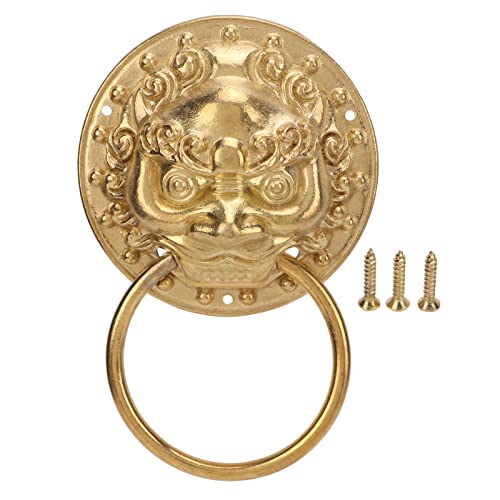 Chinesische Stil Tierkopf Antique Messing Tür Klopfer Vintage Look Design für Heimdekoration Chinesische Stil Tierkopf Antique Messing Tür Klopfer Vintage Look Design für Heimdekoration von LIYJTK